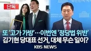 김기현 전 대표 배우자, 김건희 여사에 클러치백 선물…'청탁' 의혹 부인